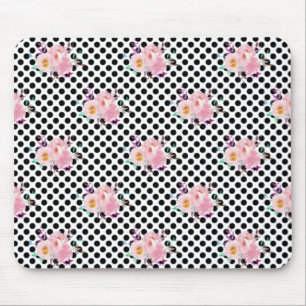 New Home Gift Watercolor Floral Papers Mouse Pad