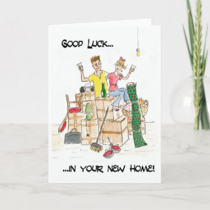 New Home Good Luck Card
