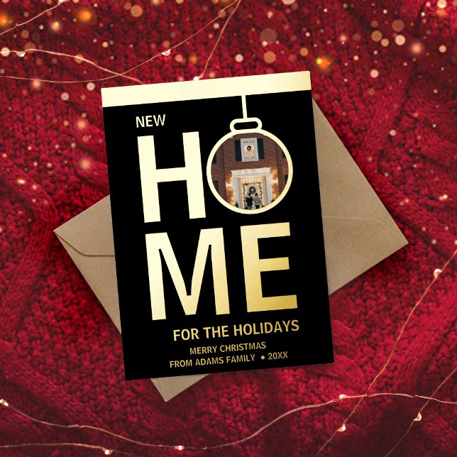 New home Holidays Christmas Elegant Photo Card (Creator Uploaded)