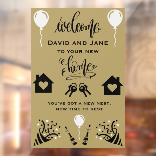 New Home Housewarming Welcome  (Sheet 2)