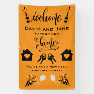 New Home Housewarming Welcome Banner