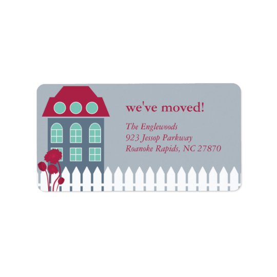 New Home Mailing Label Address Label