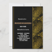 New home modern autumn fall housewarming party in