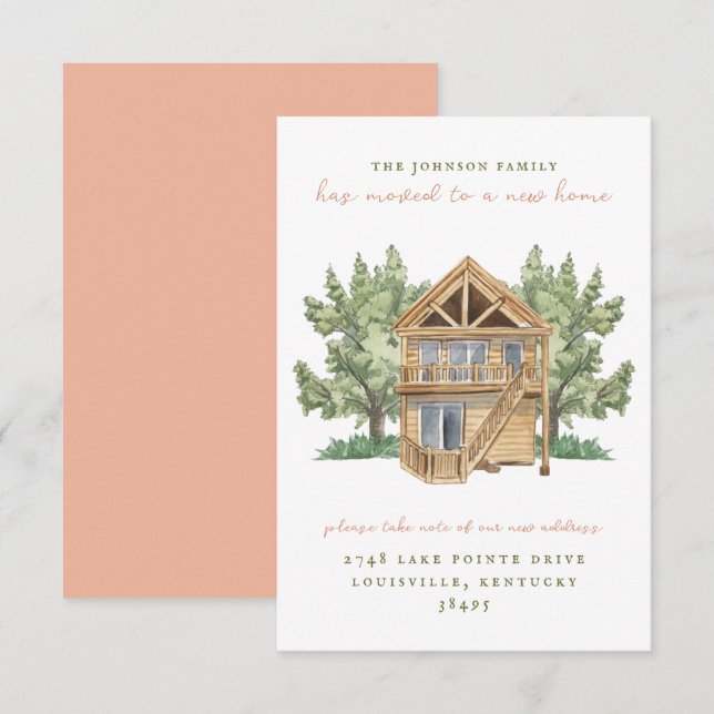 New Home Moving Announcement (Front/Back)