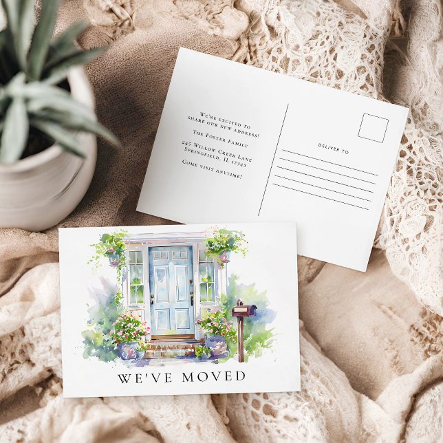 New Home Moving Announcement Change of Address Postcard (Creator Uploaded)