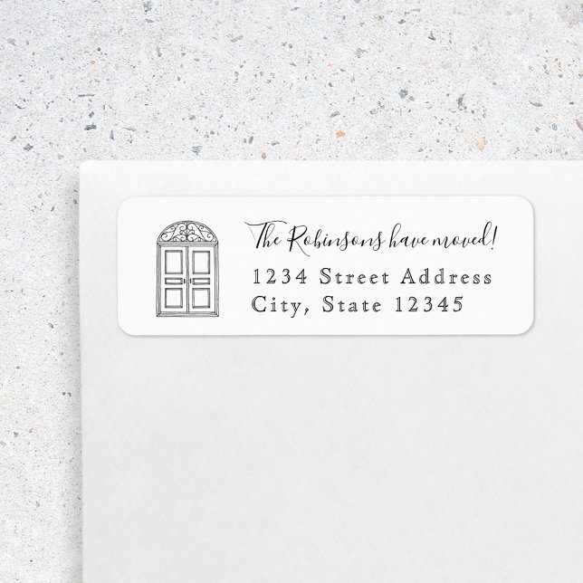 New Home Moving Announcement Return Address Label (Creator Uploaded)