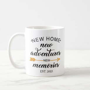 New Home New Adventures Housewarming Coffee Mug