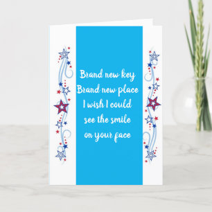 NEW HOME-NEW BEGINNING IN YOUR LIFE! CARD