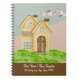 New Home New Chapter for First Time Homebuyer Notebook