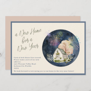 New Home   New Year Announcement Card