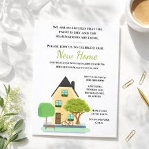 New Home Open House / Housewarming Party