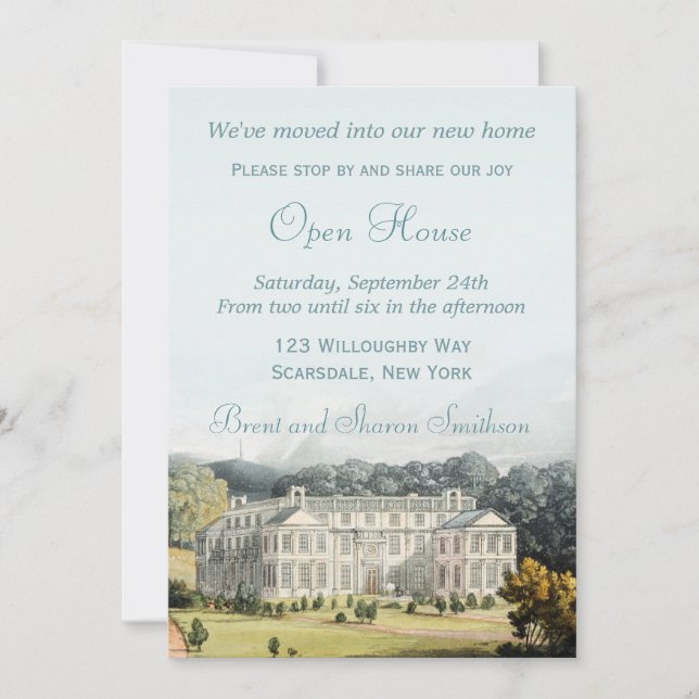 New Home Open House Housewarming Party Invitations (Front)