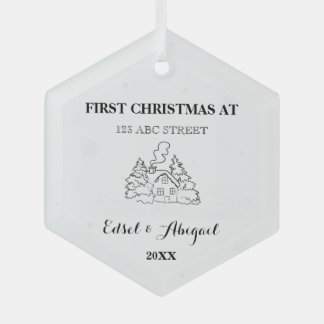 New Home Ornament - Personalised New Home Keepsake