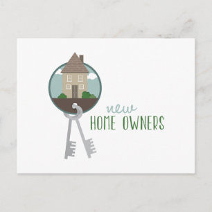 New Home Owners Postcard