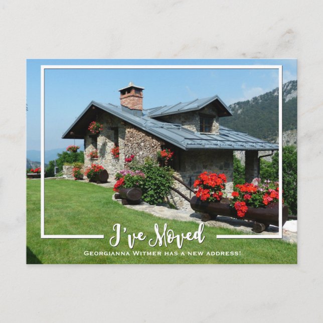 New Home Photo I've Moved Announcement Postcard (Front)