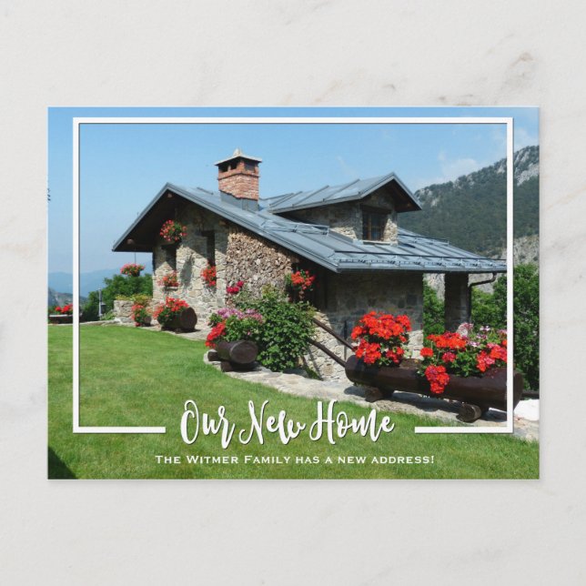 New Home Photo We've Moved Announcement (Front)