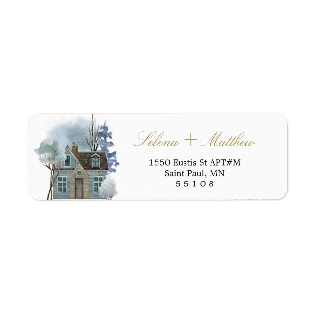 New Home Return Address Labels (Front)