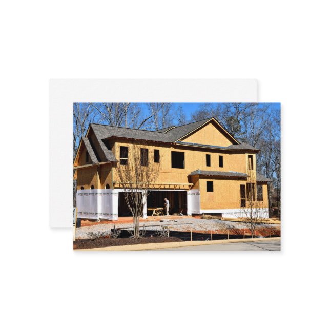 New Home Standard, 3.5" x 2.0" Business Card (Front/Back In Situ)