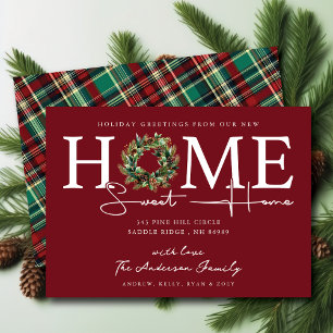 New Home Sweet Home Holiday Moving Announcement