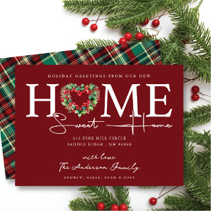 New Home Sweet Home Holiday Moving Announcement