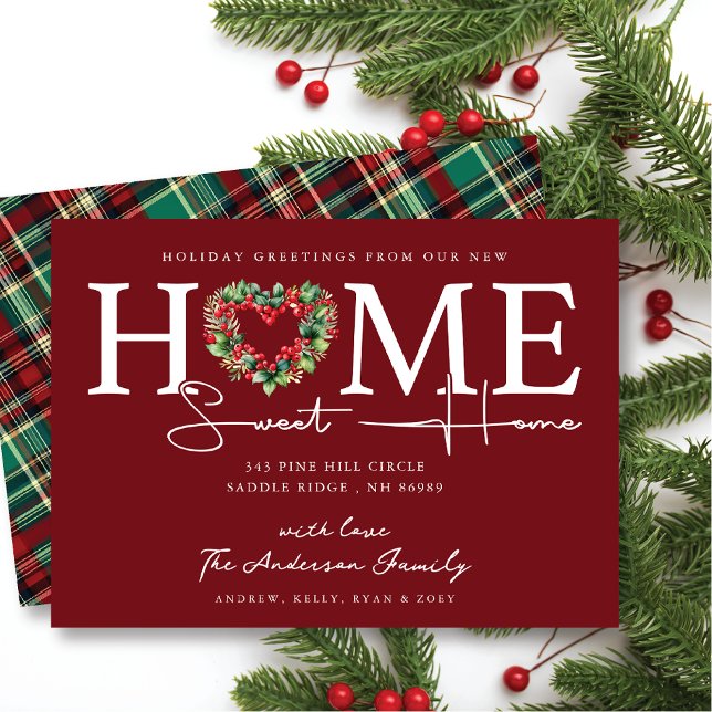 New Home Sweet Home Holiday Moving Announcement (Creator Uploaded)