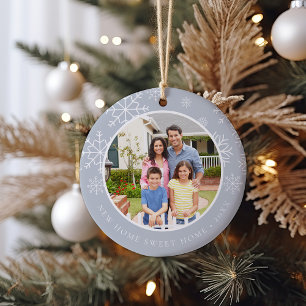 New Home Sweet Home   Photo Ceramic Ornament