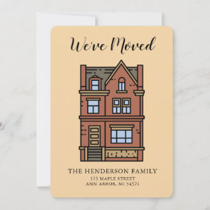 New Home We've Moved House Moving Announcement