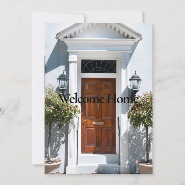 New Home Wishes Greeting Card (Front)