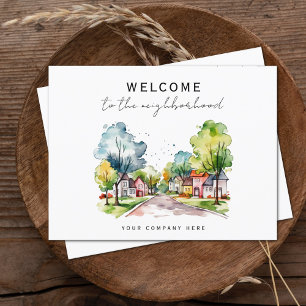 New Homeowner Welcome to the Neighbourhood Realty Postcard