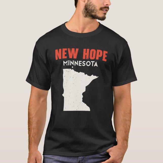 New Hope Minnesota USA State America Travel Minnes T-Shirt (Front)