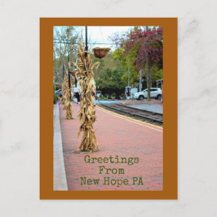 New Hope PA Postcard