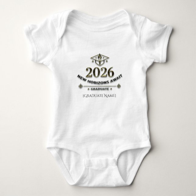 New Horizons Class of 2026 Baby Bodysuit (Front)