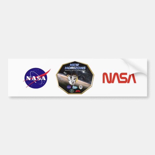 New Horizons Mission To Pluto! Bumper Sticker (Front)