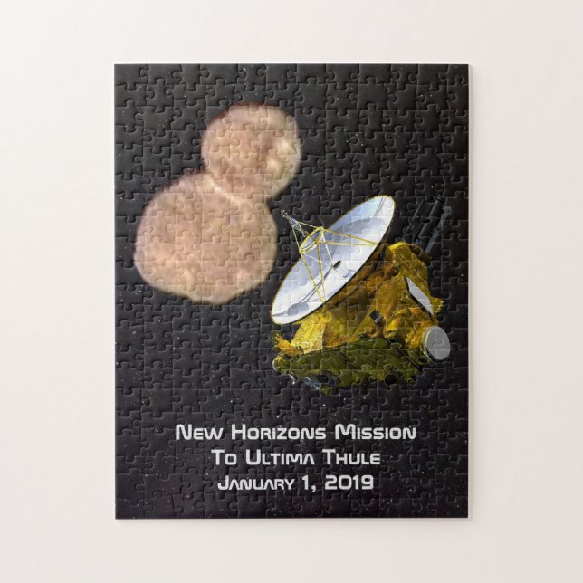 New Horizons Mission To Ultima Thule Jigsaw Puzzle (Vertical)