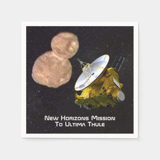New Horizons Mission To Ultima Thule Napkin (Front)