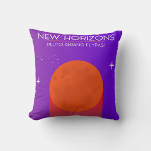 New Horizons Pluto Grand Flypast space art. Cushion