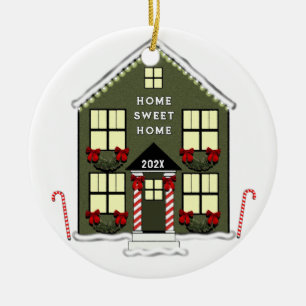 New House Ceramic Ornament