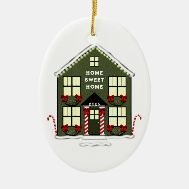 New House Collectable Ceramic Ornament (Front)