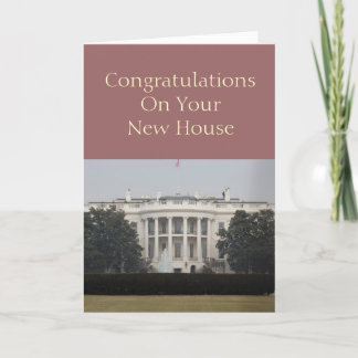 New House - Congratulations On Your New House Card