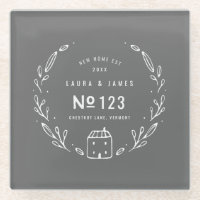 New house hand drawn floral