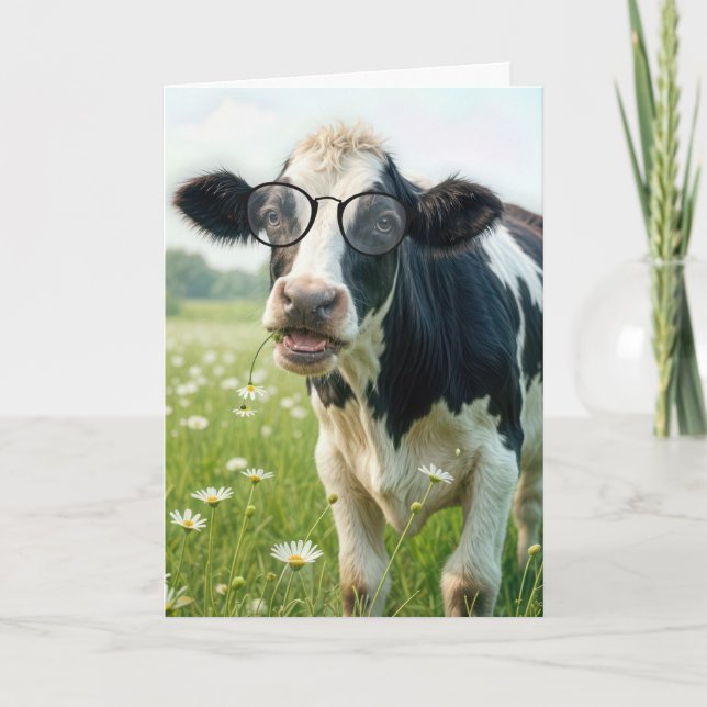 New House Holstein Cow Card (Front)