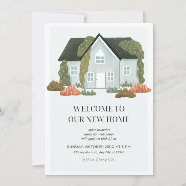 New house invitation (Front)