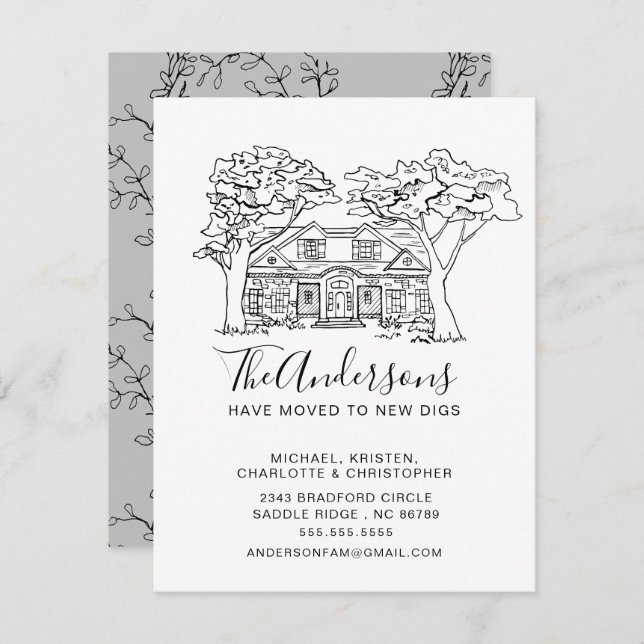 New House | Moving Announcement (Front/Back)