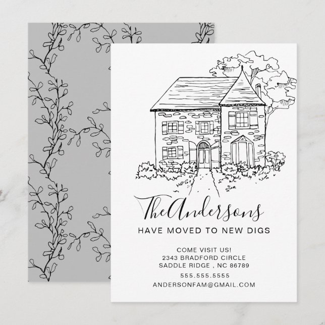 New House | Moving Announcement (Front/Back)