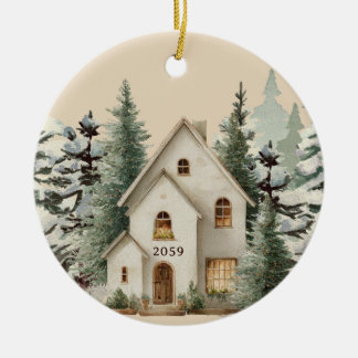 New House New Build Custom Christmas Ornament