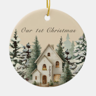 New House New Build Custom Christmas Ornament
