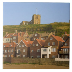 New housing and St Margarets church, Whitby, Ceramic Tile