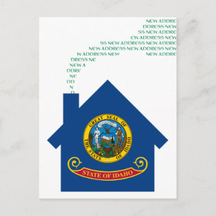 new idaho address announcement postcard