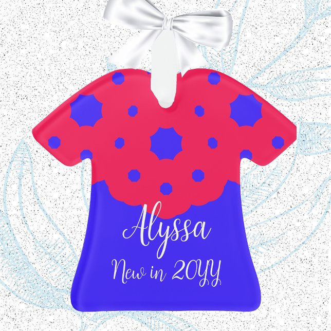 New in 2025 Girls Name on Dress Ornament (Creator Uploaded)