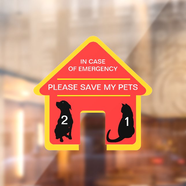 NEW! In Case of Emergency Please Save My Pets (Sheet 2)